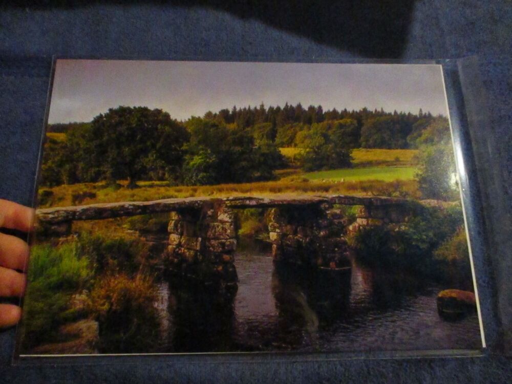 Clapper Bridge at Postbridge - Professional Print - A4 Size. By Goblin Dreams