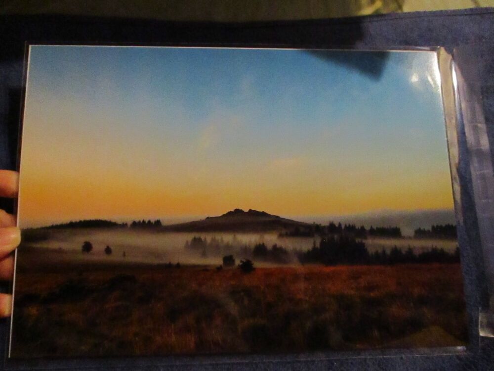 Fog On The Moor (Bellever in the mist) - Professional Print - A4 Size. By Goblin Dreams