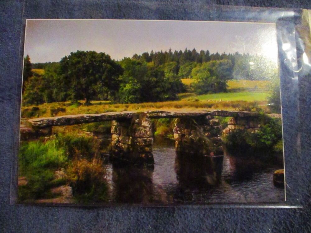 Clapper Bridge at Postbridge - Professional Print - A5 Size. By Goblin Dreams