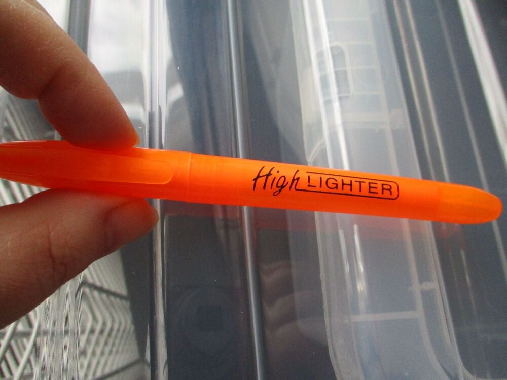 Orange Loose Single Highlighter Pen - Back To School / Office Supply