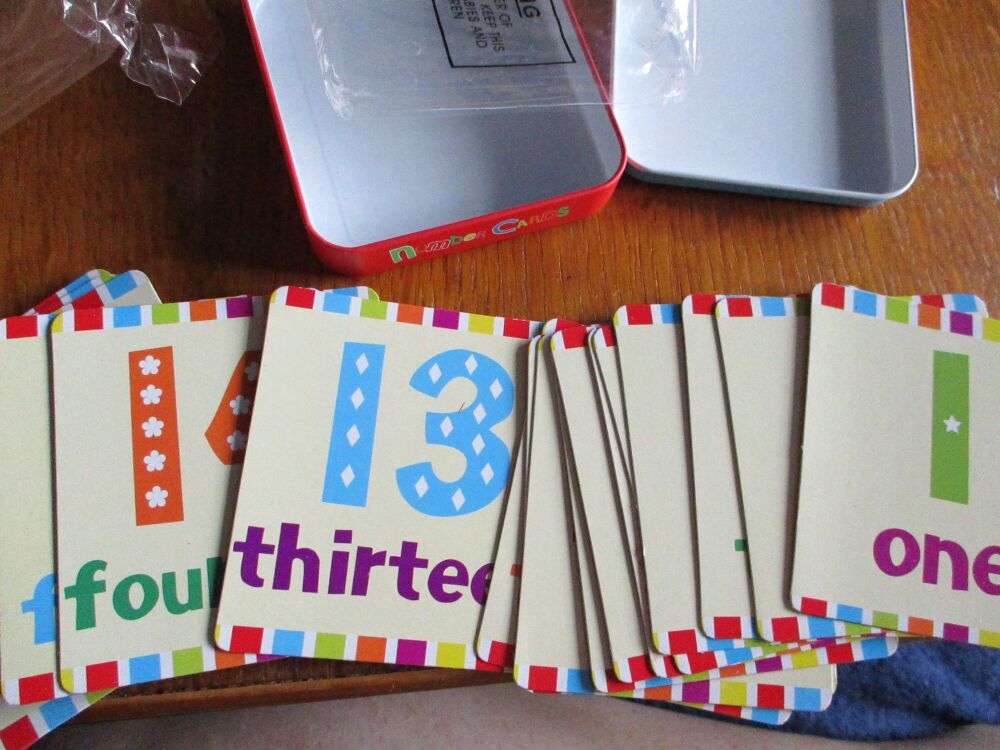 Kids Create - 26pc Number Cards Game In Tin