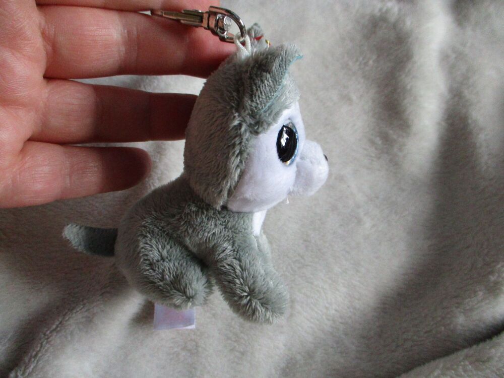 "Slush" the Husky Keyclip Keyring -  TY Beanie Boos