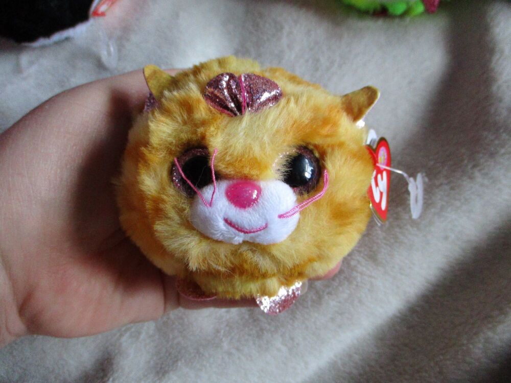 "Tabitha" the Ginger Cat -  TY Puffies