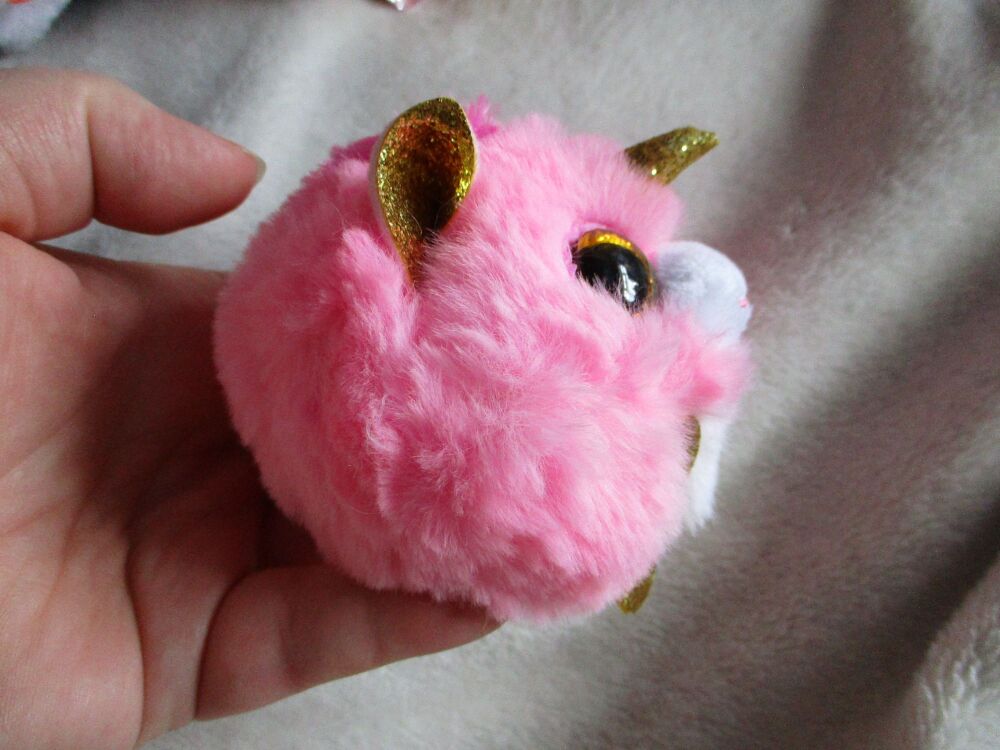 "Fantasia" the Pink Unicorn -  TY Puffies