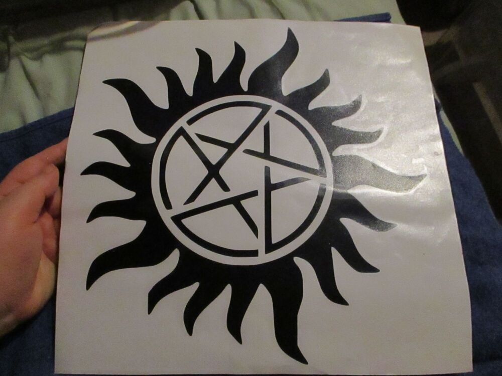 Large Supernatural Logo Decal Transfer