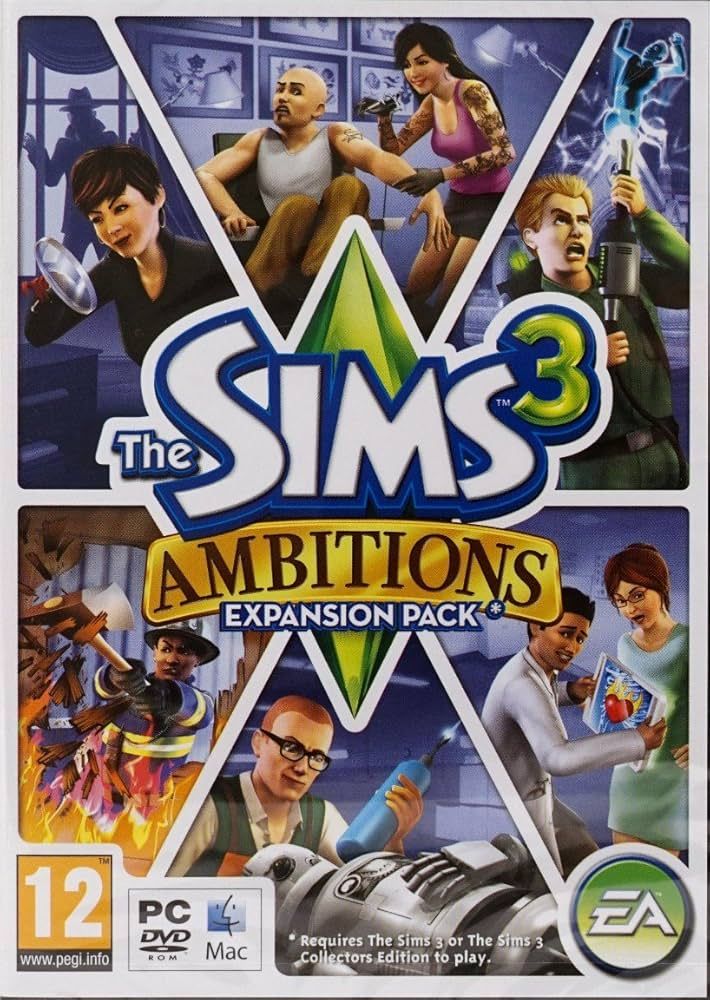 The Sims 3: Ambitions (PC: Windows/ Mac, 2010) - SEALED EUROPEAN