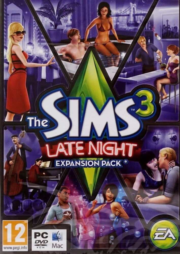 The Sims 3: Late Night (PC: Windows/ Mac, 2010) - SEALED EUROPEAN