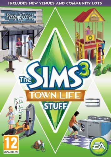 The Sims 3: Town Life Stuff (PC: Windows/ Mac, 2011) - SEALED EUROPEAN