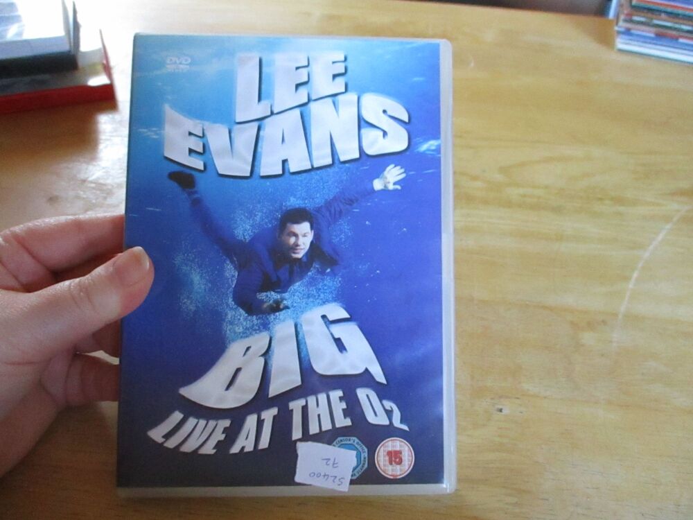 Lee Evans Big Live at the O2 - DVD - FP Disc. VGC Case - Pal (S240072)