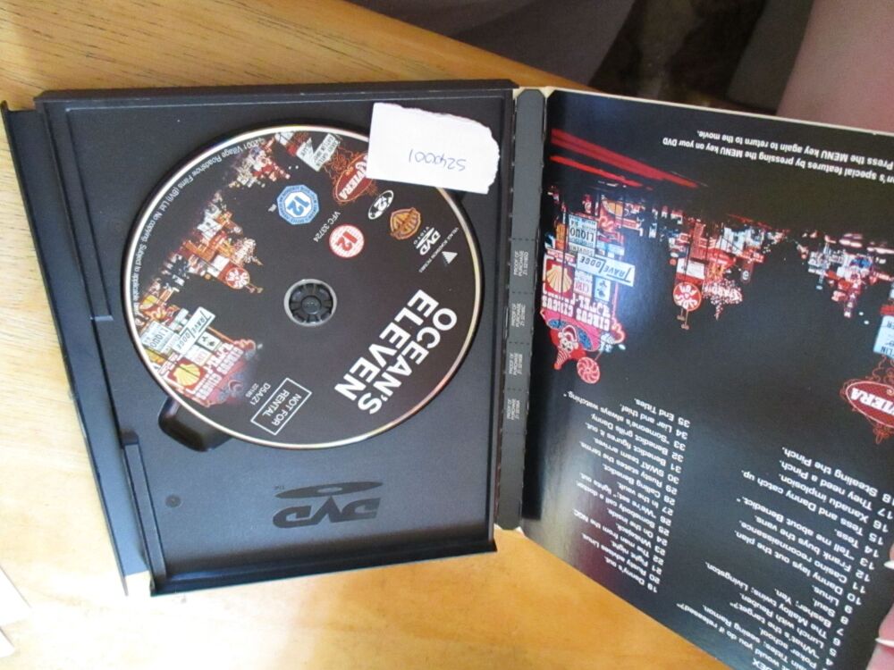 Oceans Eleven - DVD - LN Disc. VGC Card Case - Pal (S240001)
