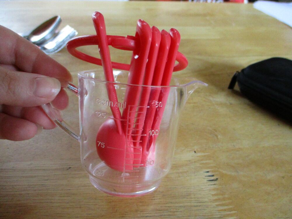 5pc Measure Spoons Set & Mini Measure Jug Ex Display Clearance