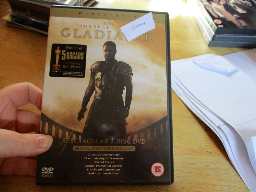 Gladiator - DVD - VLSS/LM Disc. VGC Case - Pal (S240004)