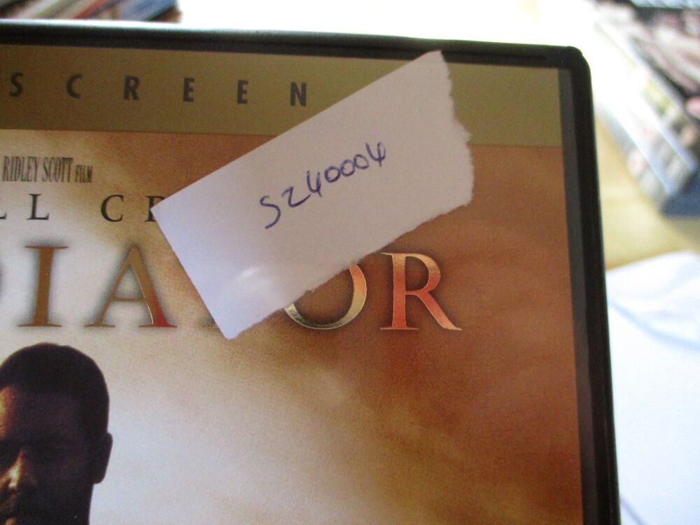 Gladiator - DVD - VLSS/LM Disc. VGC Case - Pal (S240004)