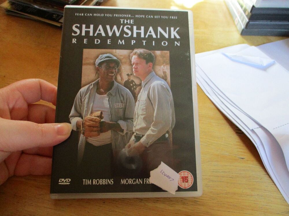 The Shawshank Redemption - DVD - LN Disc. VGC Case - Pal (S240007)