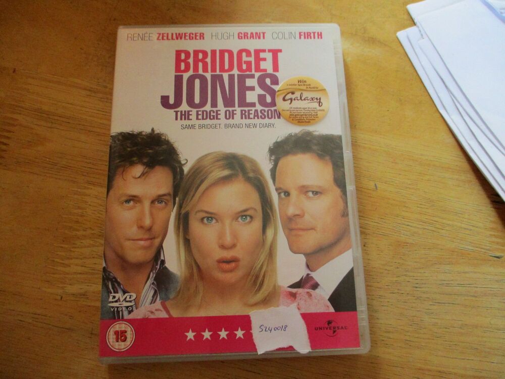 Bridget Jones Diary - The Edge Of Reason - DVD - VLSS Disc. VGC Case - Pal (S240018)