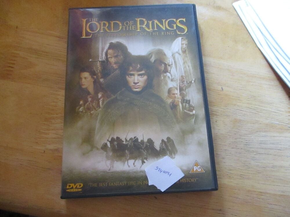 Lord Of The Rings - Fellowship Of The Ring - DVD - VLSS/LM Disc. VGC Case -