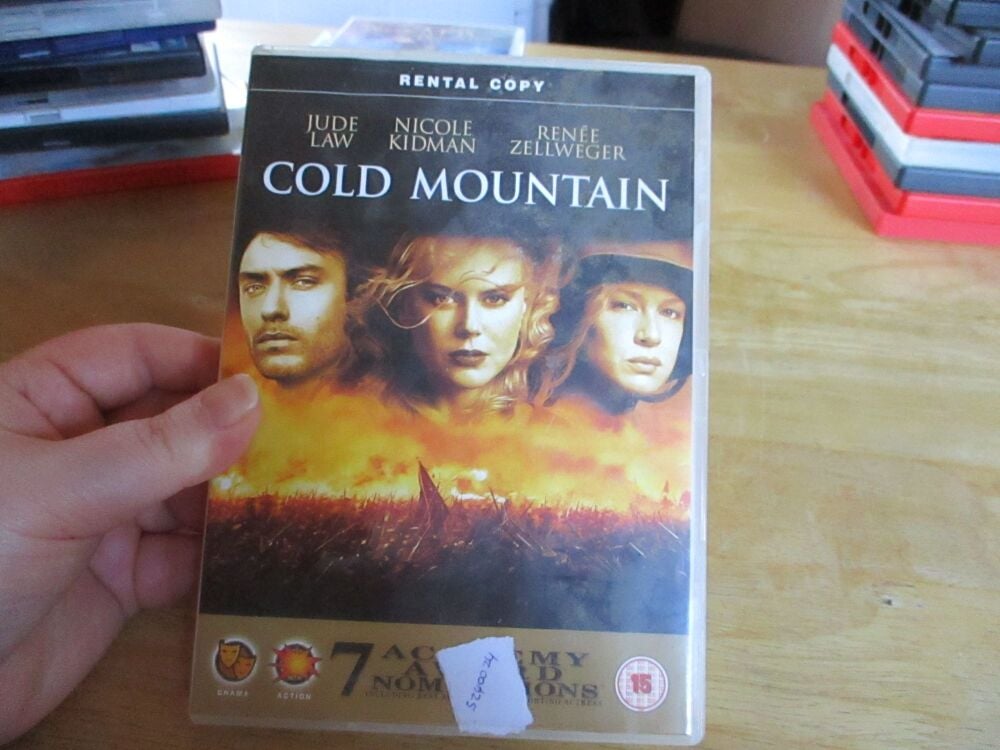 Cold Mountain (Rental Copy) - DVD - VLSS/LN Disc. VGC Case - Pal (S240024)