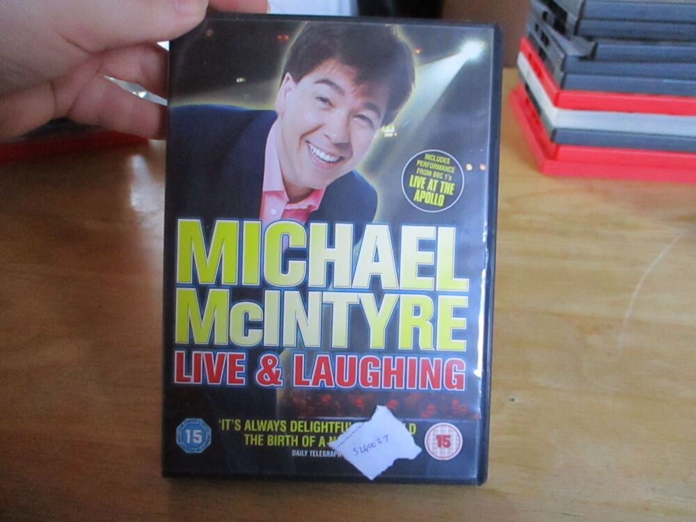 Michael McIntyre Live & Laughing - DVD - LN Disc. VGC Case - Pal (S240027)