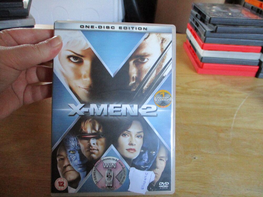X-Men 2 - DVD - LM/FP Disc. VGC Case - Pal (S240028)
