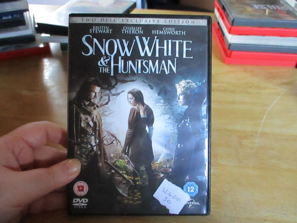 Snow White & The Huntsman - DVD - VLSS/LM Disc. VGC Case - Pal (S240030)