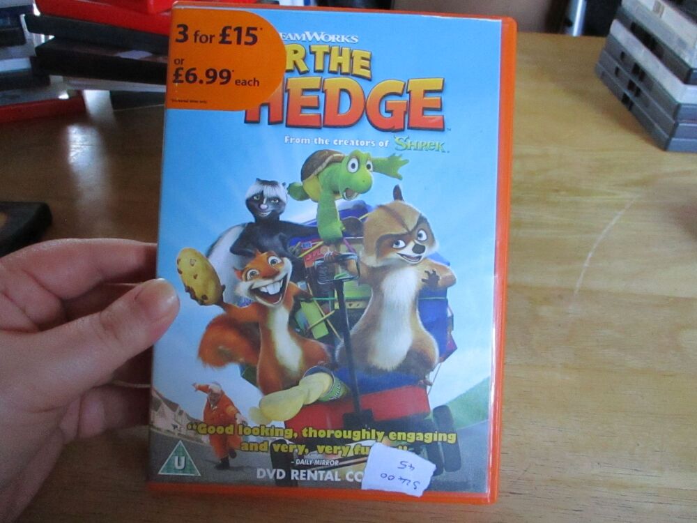 Over The Hedge (Rental Copy) - DVD - FP/VLSS Disc. VGC Case - Pal (S240045)