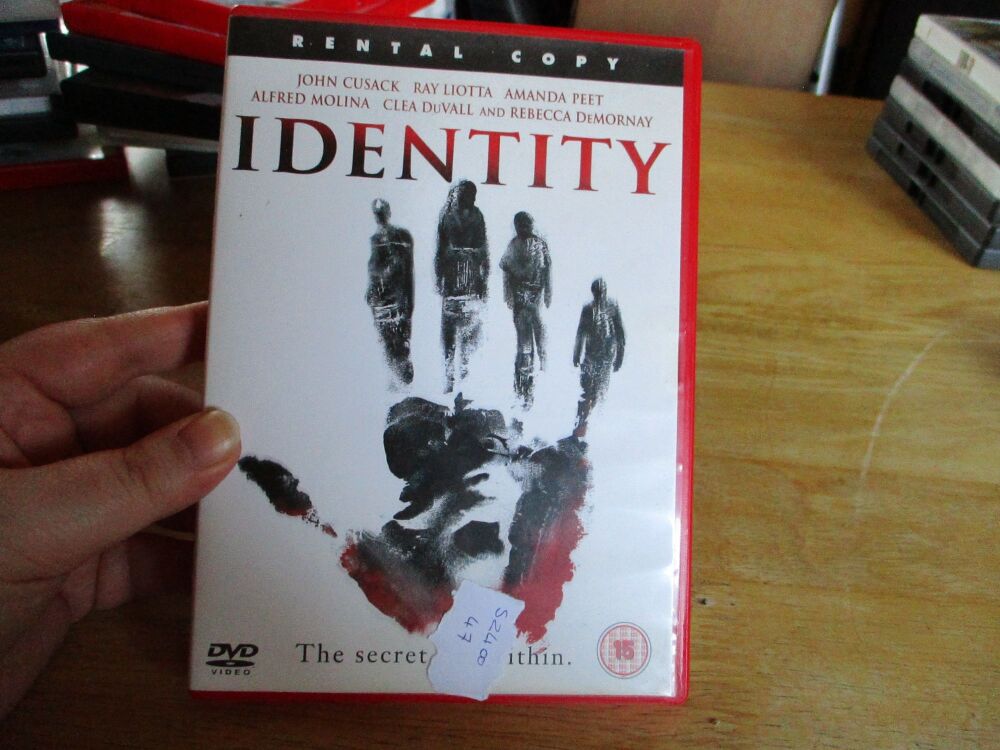 Identity - DVD - VLSS Disc. VGC Case - Pal (S240047)