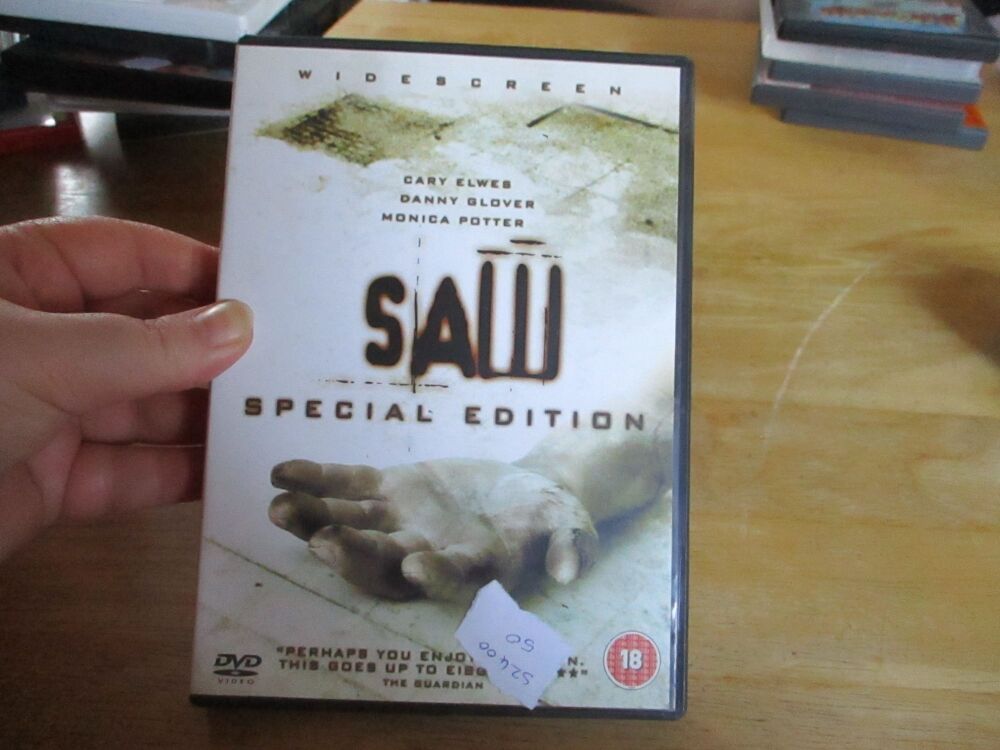 Saw Special Edition - DVD -LN Disc. VGC Case - Pal (S240050)