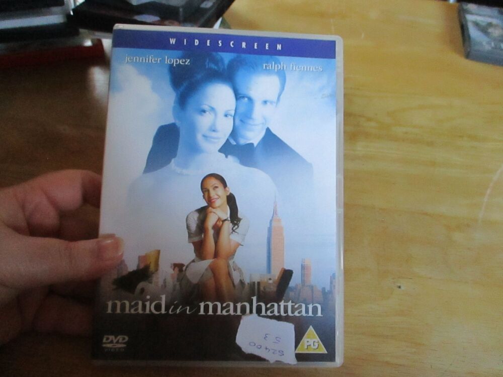 Maid In Manhattan - DVD - LN Disc. VGC Case - Pal (S240053)