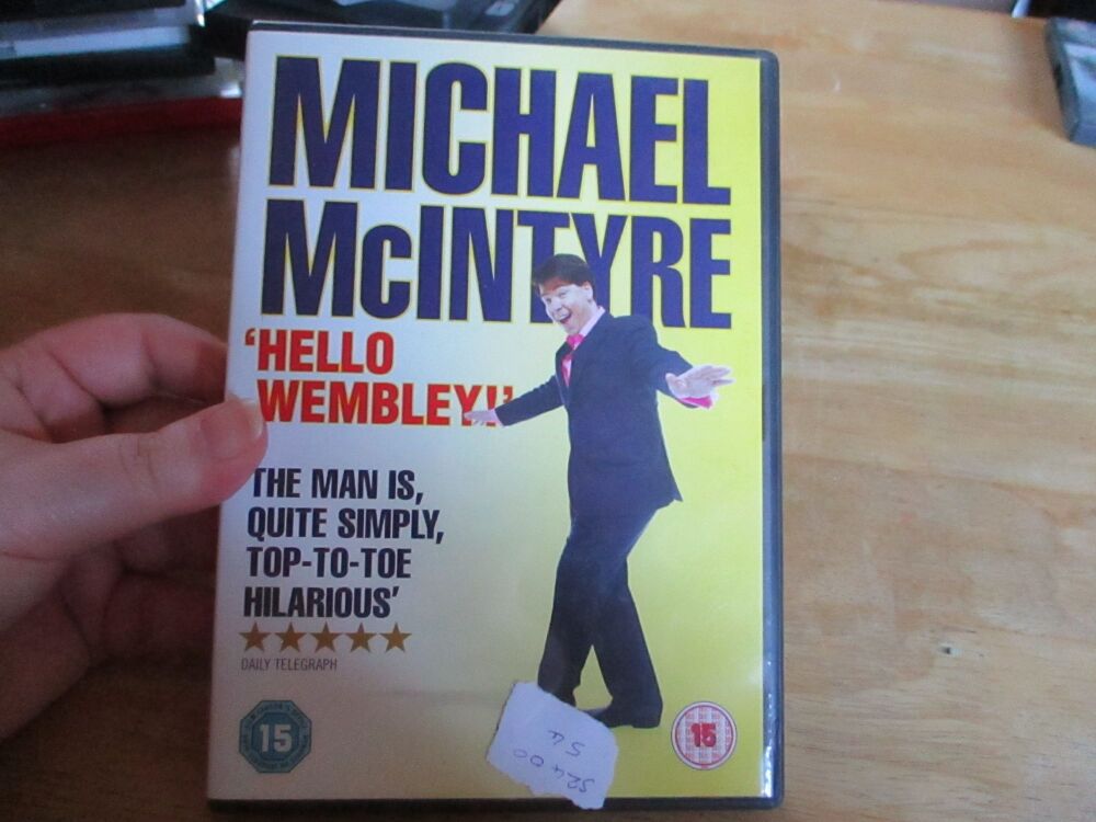 Michael McIntyre - Hello Wembley - DVD - LN Disc. VGC Case - Pal (S240054)