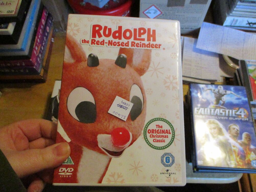 Rudolph The Red-Nosed Reindeer - DVD - VLSS/FP Disc. VGC Case - Pal (S24001009)