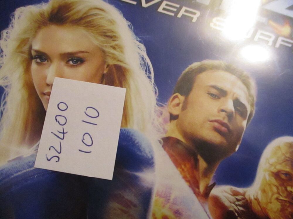 Fantastic 4 Rise Of The Silver Surfer - DVD - FP/LN Disc. VGC Case - Pal (S24001010)