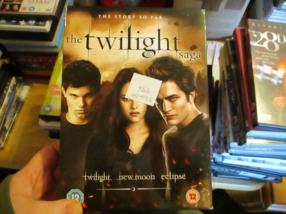 The Twilight Saga 1-3 - DVD - LN/FP/FS Disc. VGC Case - Pal (S2400996)