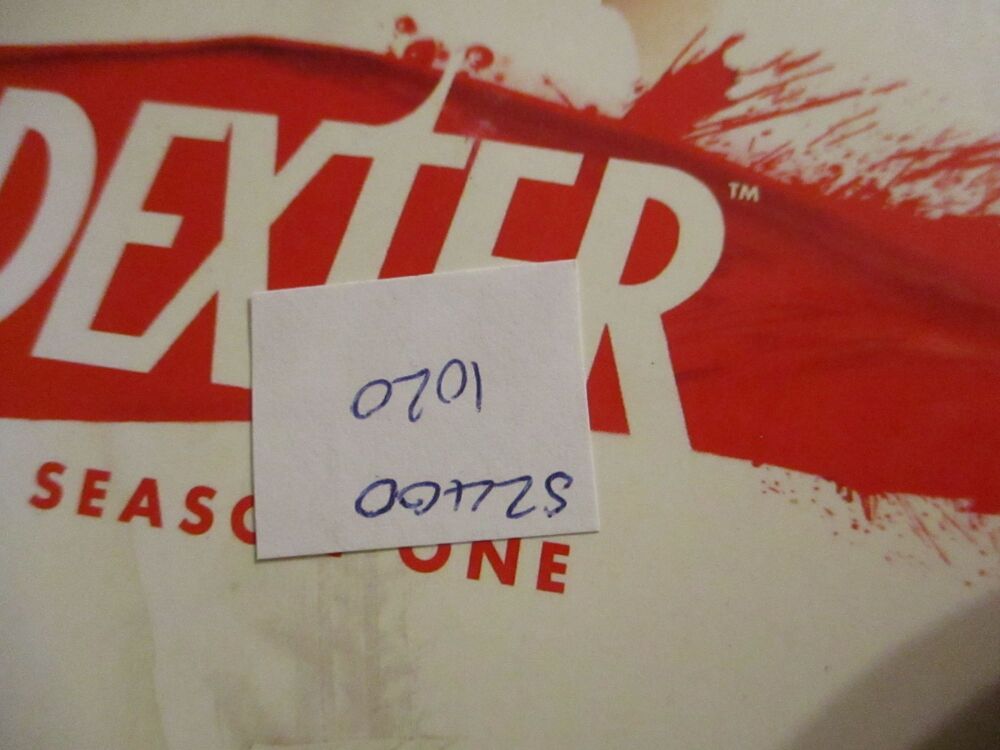 Dexter Series One - DVD - FP/LN Disc. VGC Case - Pal (S24001020)