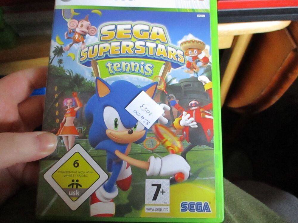 Sega Superstars Tennis - Xbox 360 Game - FS Disc. VGC Case - Pal (S24001053)