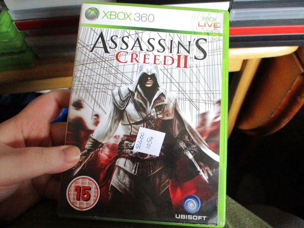 Assassins Creed 2 - Xbox 360 Game - VLSS/Cloudy Disc. VGC Case - Pal (S24001054)