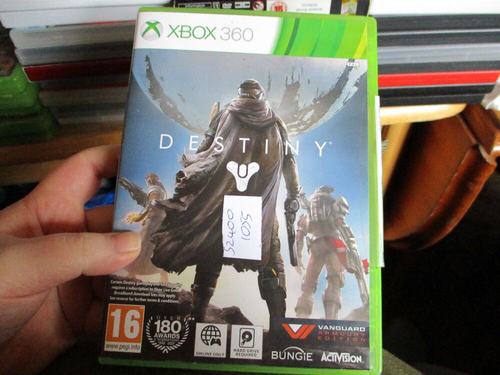 Destiny - Xbox 360 Game - Dusty/Cloudy/FP Disc. VGC Case - Pal (S24001055)