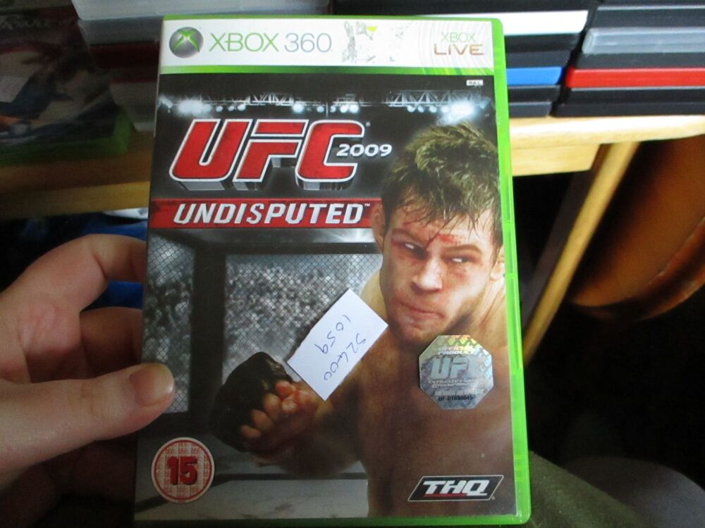 UFC 2009 Undisputed - Xbox 360 Game - FS/FP Disc. VGC Case - Pal (S24001059)
