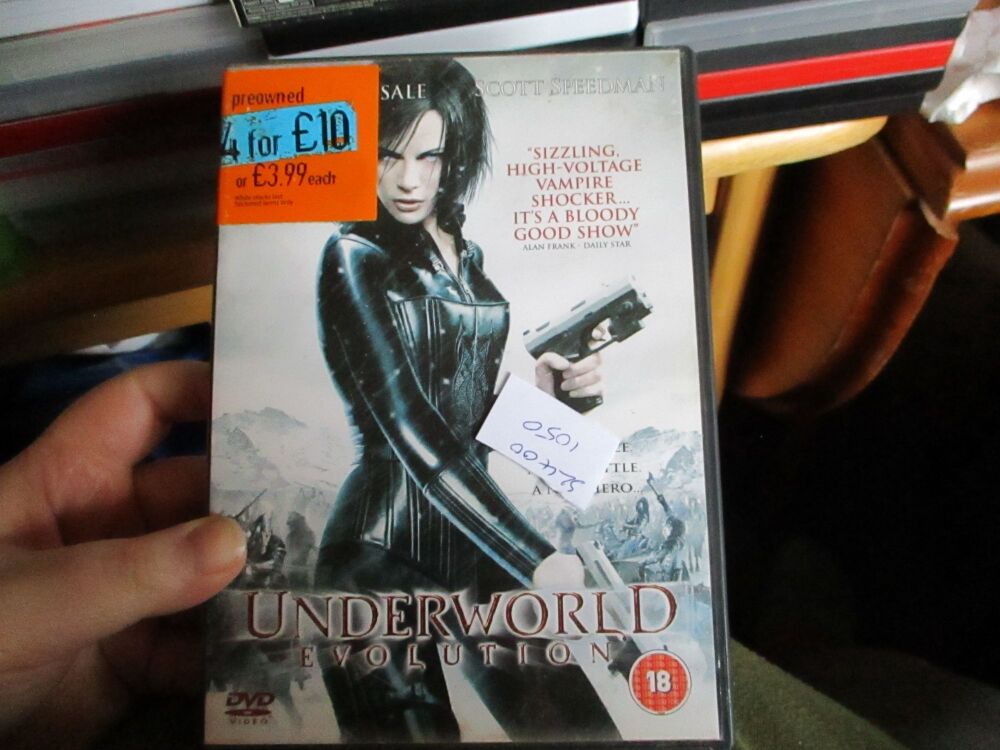 Underworld - Evolution - DVD - Dusty/FP/FS Disc. VGC Case - Pal (S24001050)