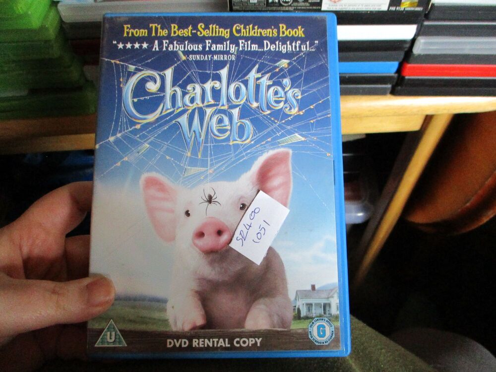Charlotte's Web - DVD - Dusty Disc. VGC Case - Pal (S24001051)