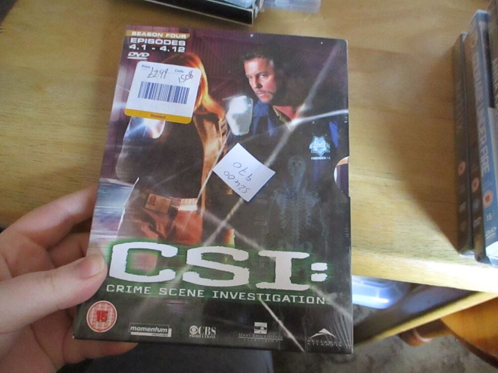 CSI Season 4 Ep1-12 - DVD - SEALED Disc. VGC Case - Pal (S2400970)