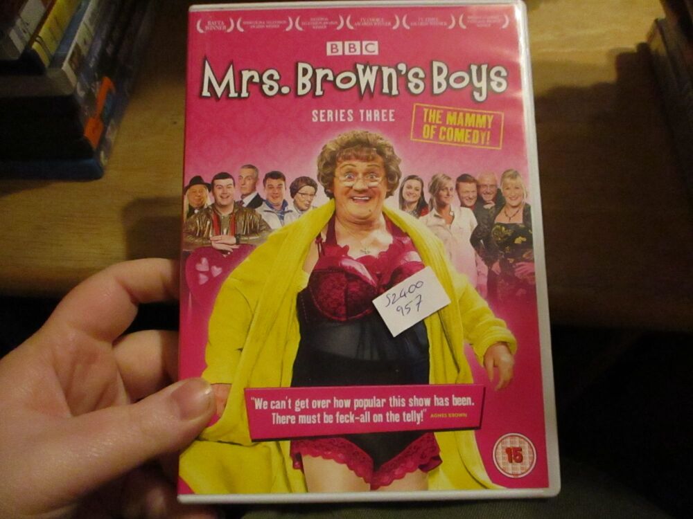 Mrs Brown's Boys - Series 3  - DVD - LN Disc. VGC Case - Pal (S2400957)