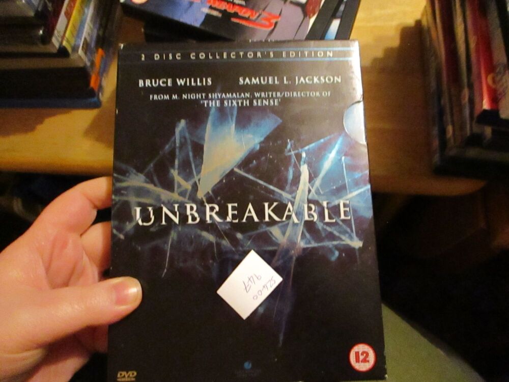 Unbreakable - 2 Disc Collectors Edition - DVD - LN Disc. VGC Case - Pal (S2400947)