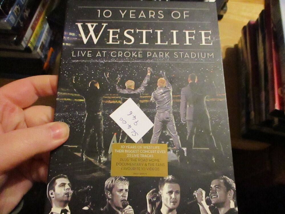 10 Years Of Westlife - Live At Croke Park Stadium - DVD - LN Disc. VGC Card Sleeve Case - Pal (S2400946)
