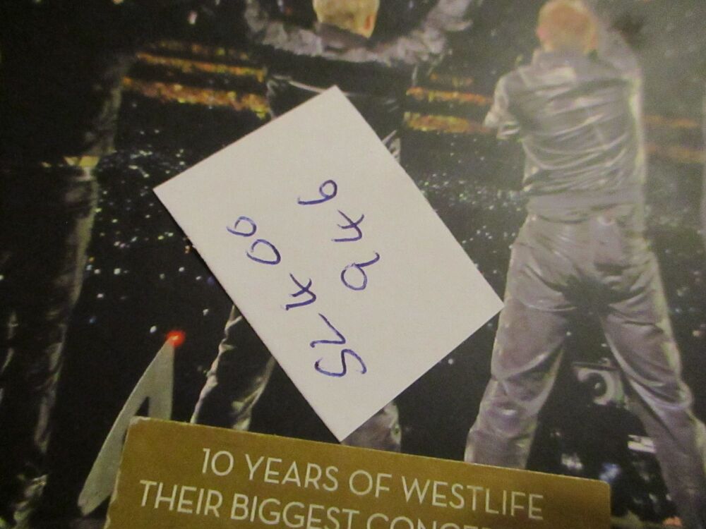 10 Years Of Westlife - Live At Croke Park Stadium - DVD - LN Disc. VGC Card Sleeve Case - Pal (S2400946)