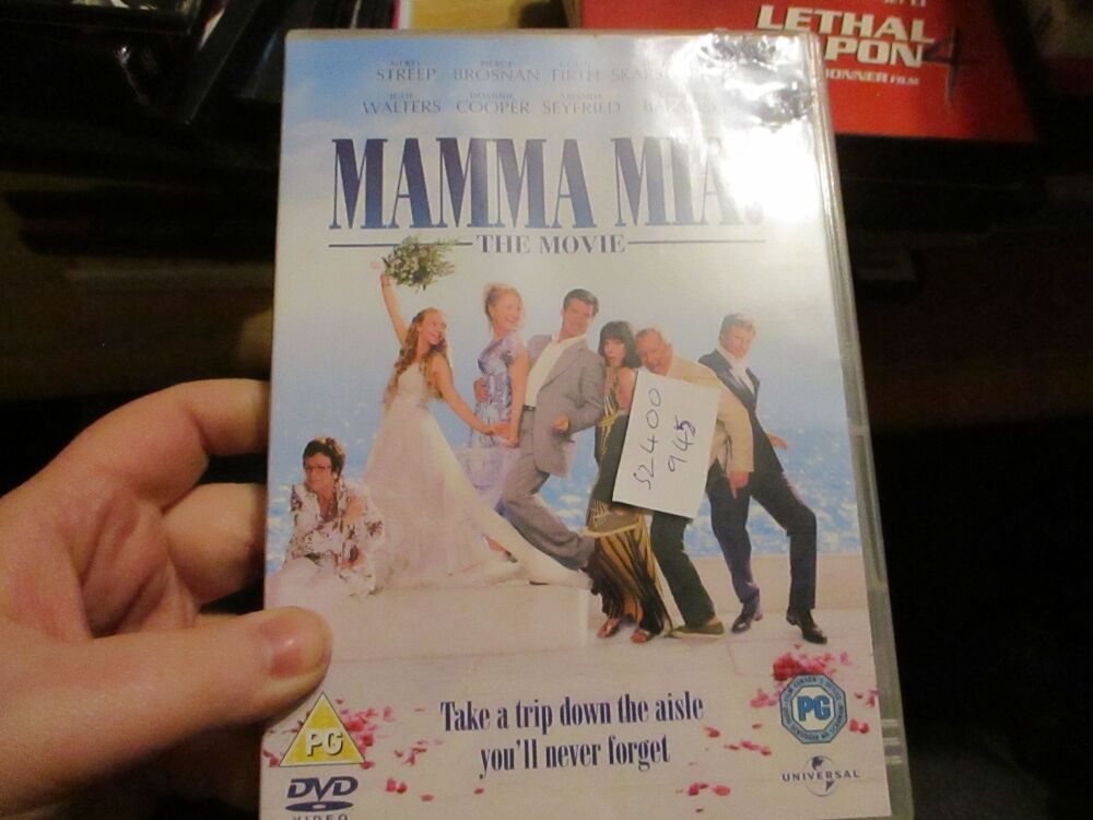 Mamma Mia - DVD - HSM/VLSS Disc. VGC Case - Pal (S2400945)