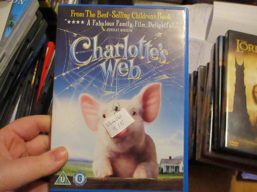 Charlotte's Web -  DVD - LN/FP Disc. VGC Case - Pal (S2400915)
