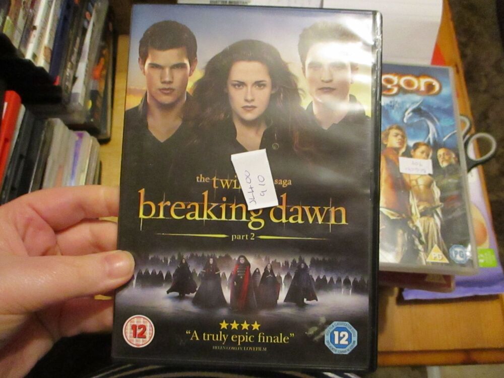 Twilight - Breaking Dawn -  DVD - FS Disc VGC Case - Pal (S2400910)