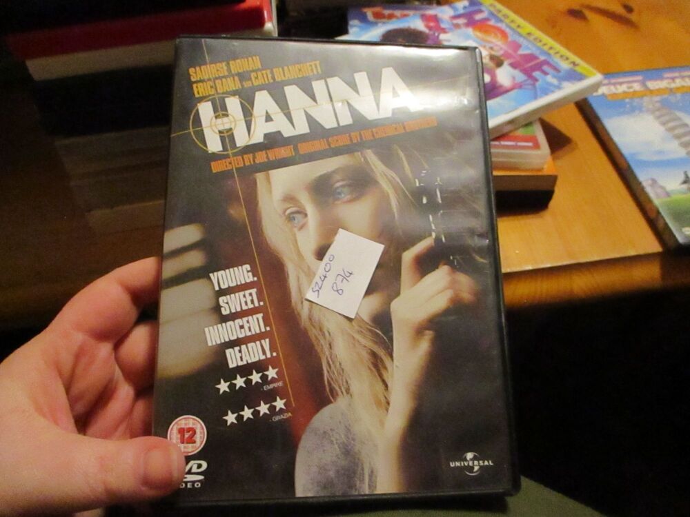 Hanna -  DVD - LN Disc VGC Case - Pal (S2400874)
