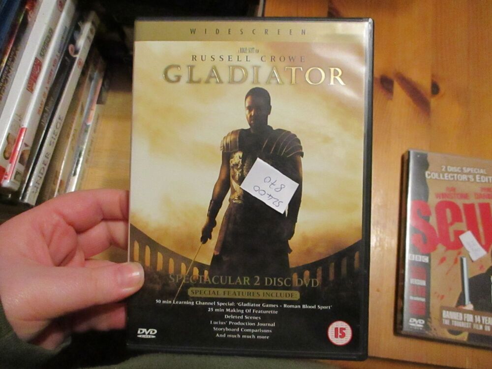 Gladiator - Spectacular 2 Disc -  DVD - FP/FS Disc VGC Case - Pal (S2400870)