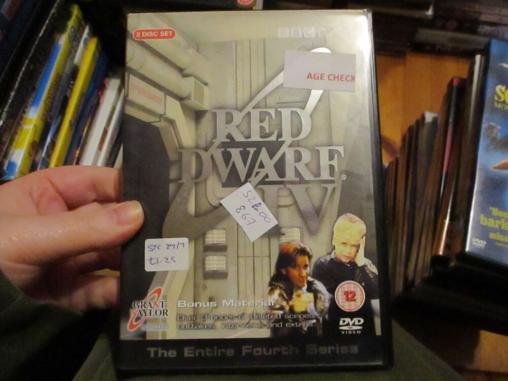 Red Dwarf Season 4 Including Collectors Booklet -  DVD - FS Disc VGC Case - Pal (S2400867)
